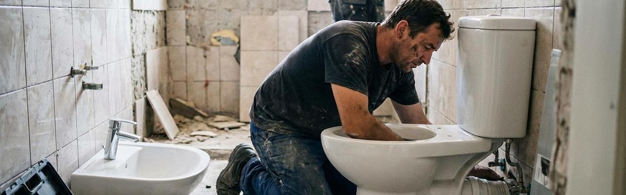 Instalación de sanitarios y grifería en Erandio