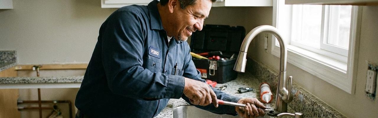 Instalación profesional de grifería en Erandio